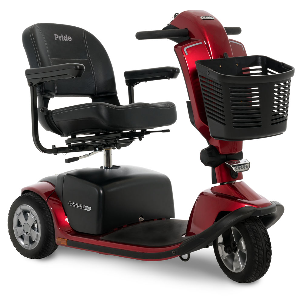 electric mobility heavy duty Pride Jazzy Victory 10.2 3 wheel scooter