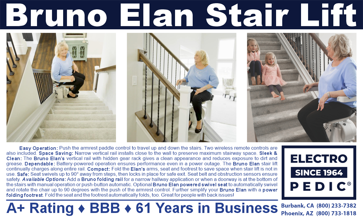 San Francisco Bruno Elan stair lift
