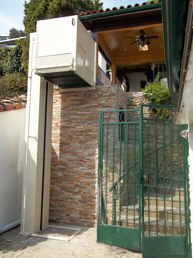 10 feet 2nd store wheelchair vertical platform lifts